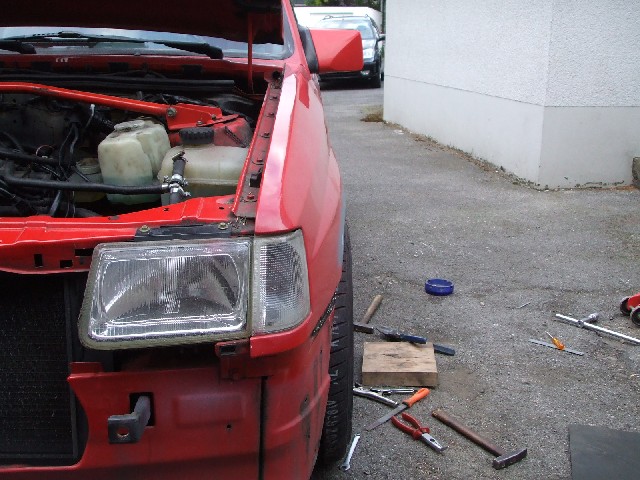 eingeschnitten und verbreitert